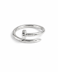 Sculpted Nail Wrap Statement Ring
