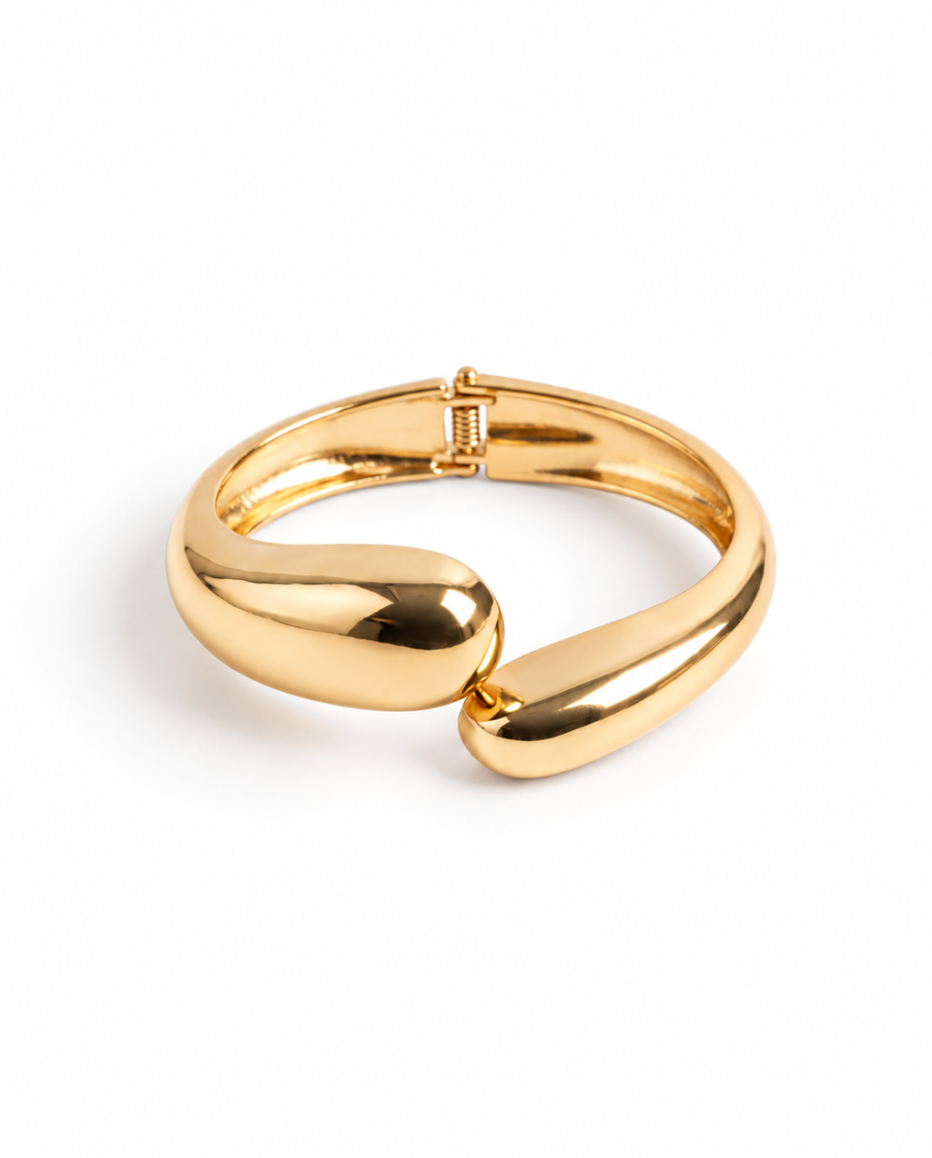 Sleek Gold Open Cuff Bracelet