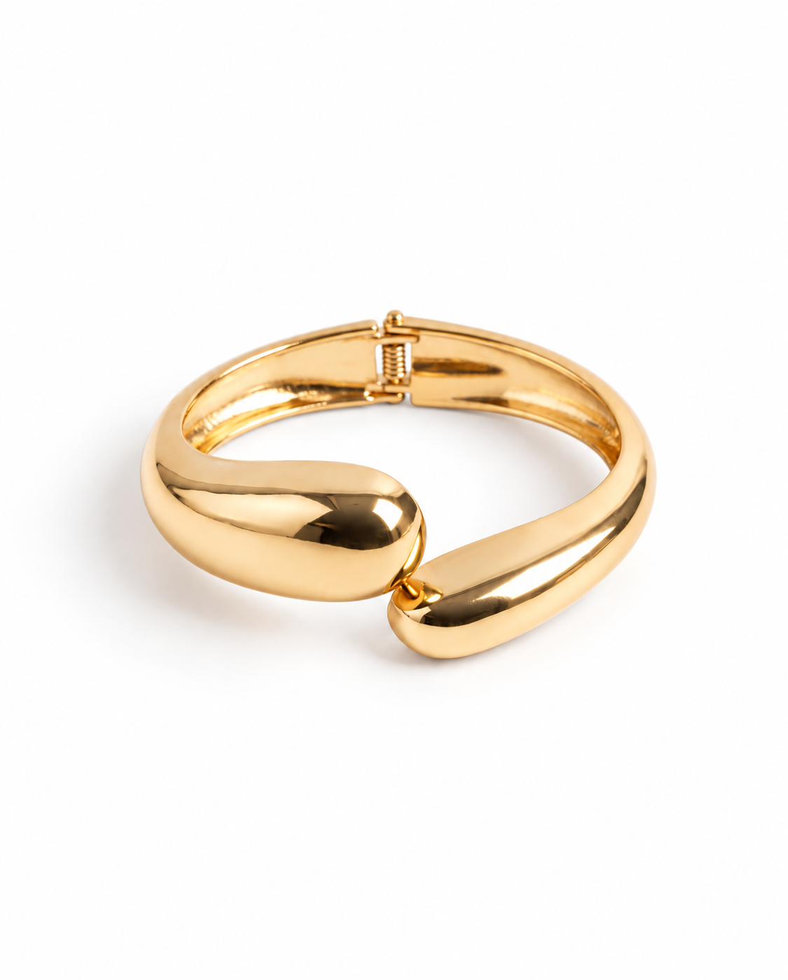 Sleek Gold Open Cuff Bracelet