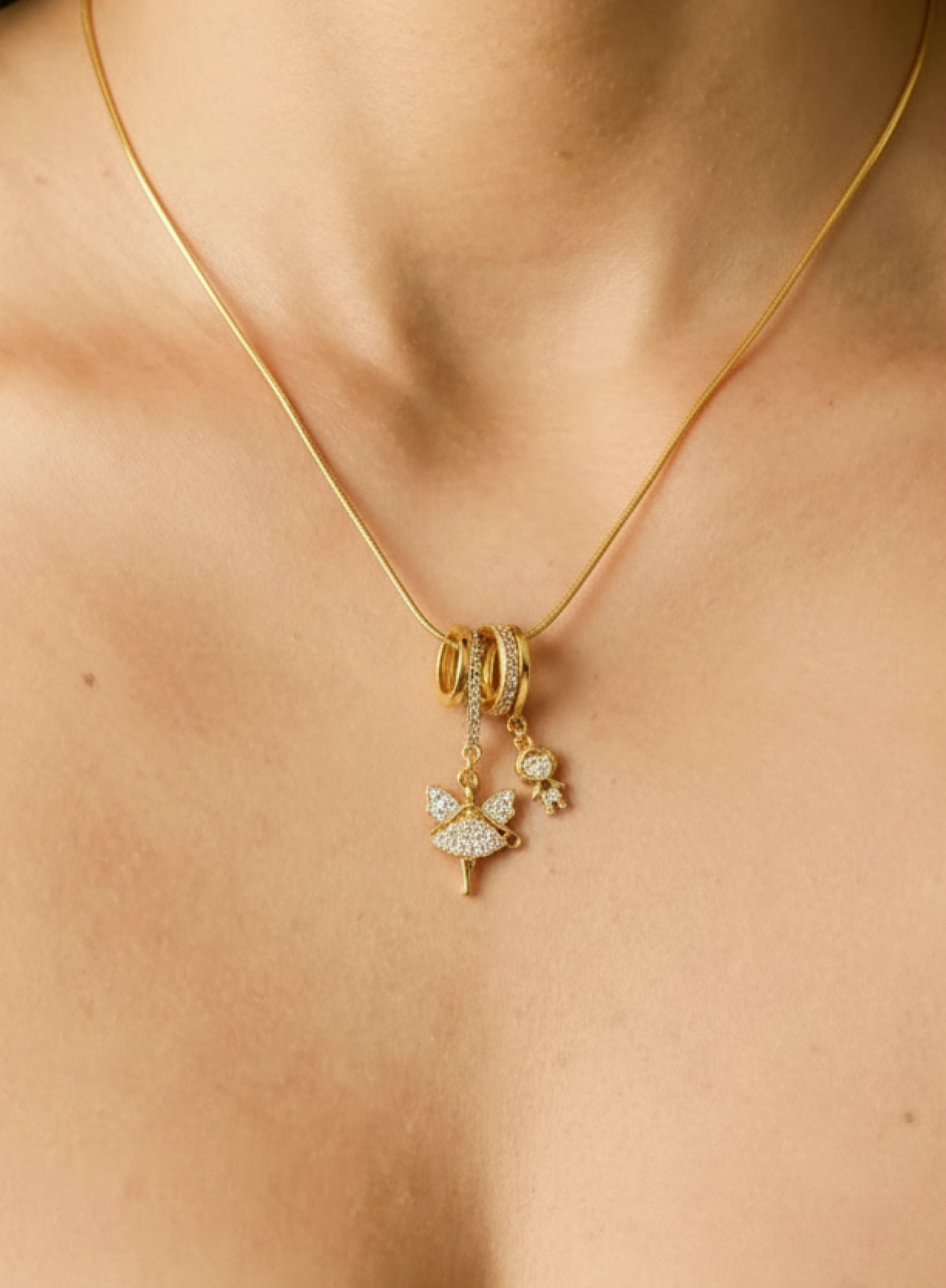 Fairy Charm Pendant Necklace