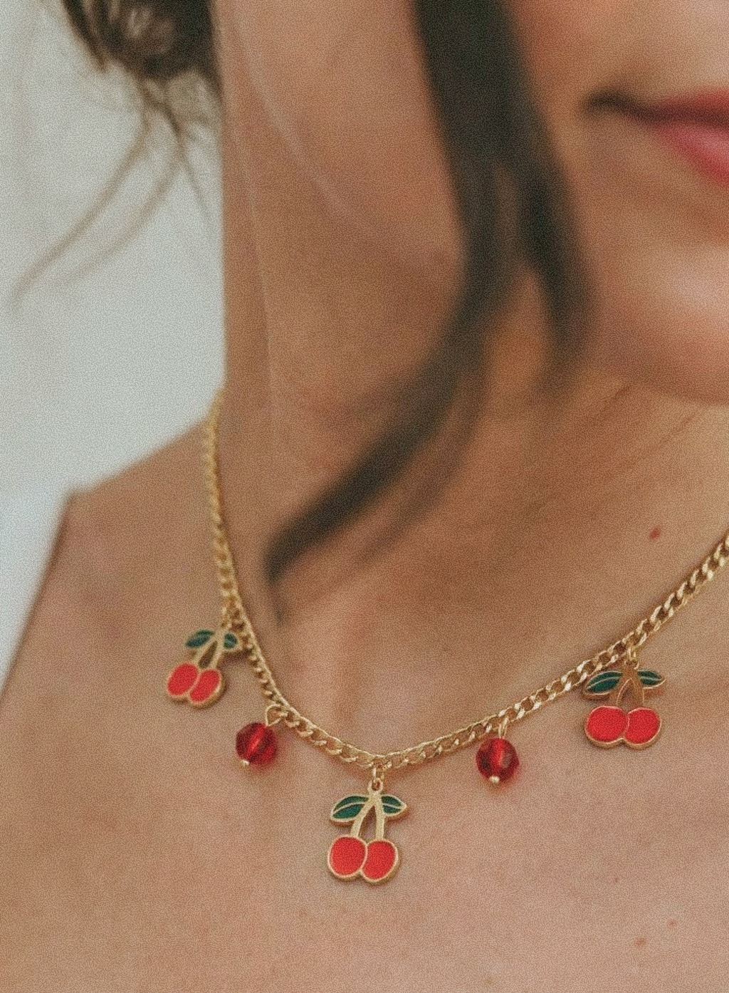 Cherry Charm Necklace
