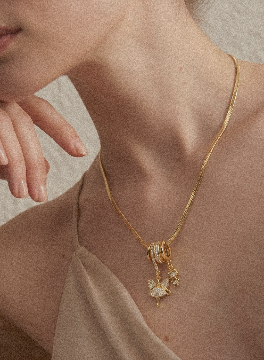 Fairy Charm Pendant Necklace