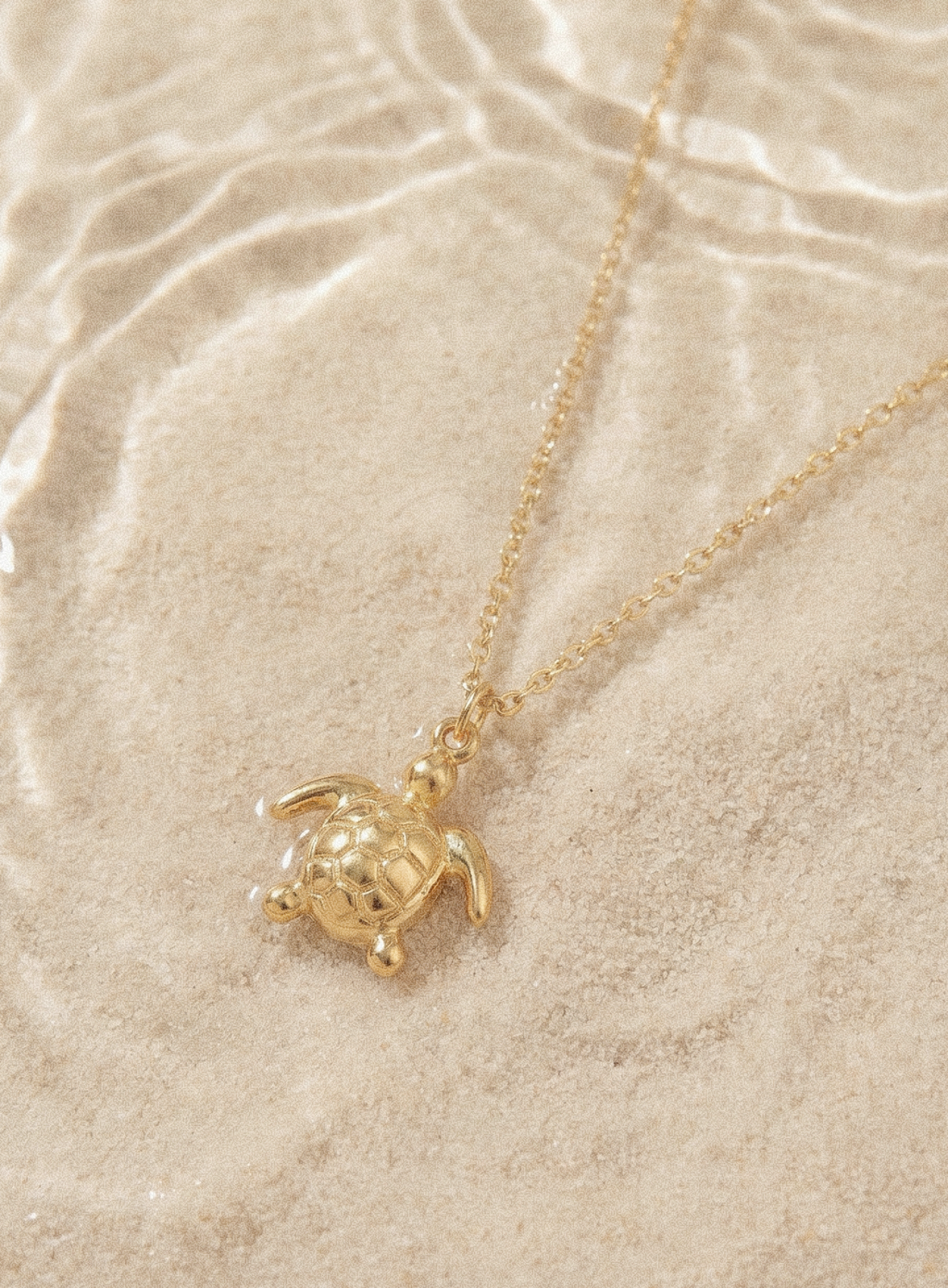 Sea Turtle Charm Necklace