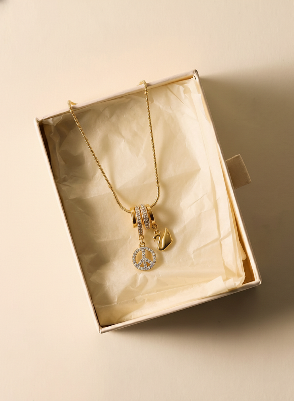 Charm Cluster Pendant Necklace