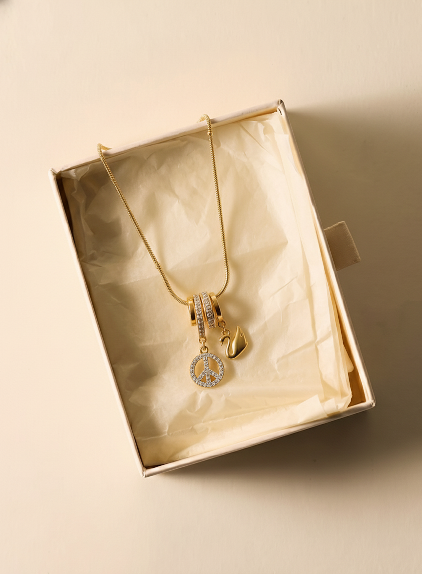 Charm Cluster Pendant Necklace