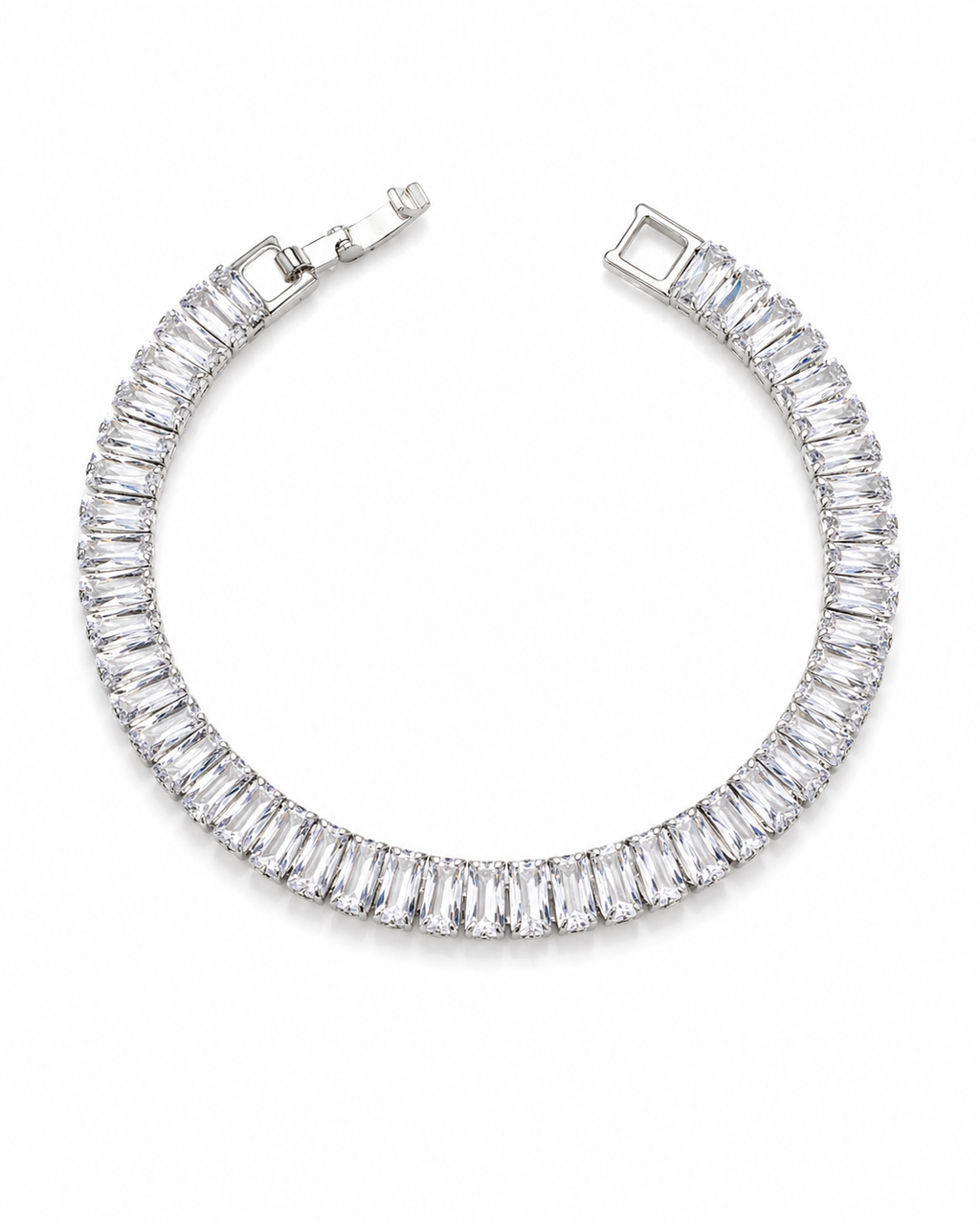 Eterna Baguette Tennis Bracelet