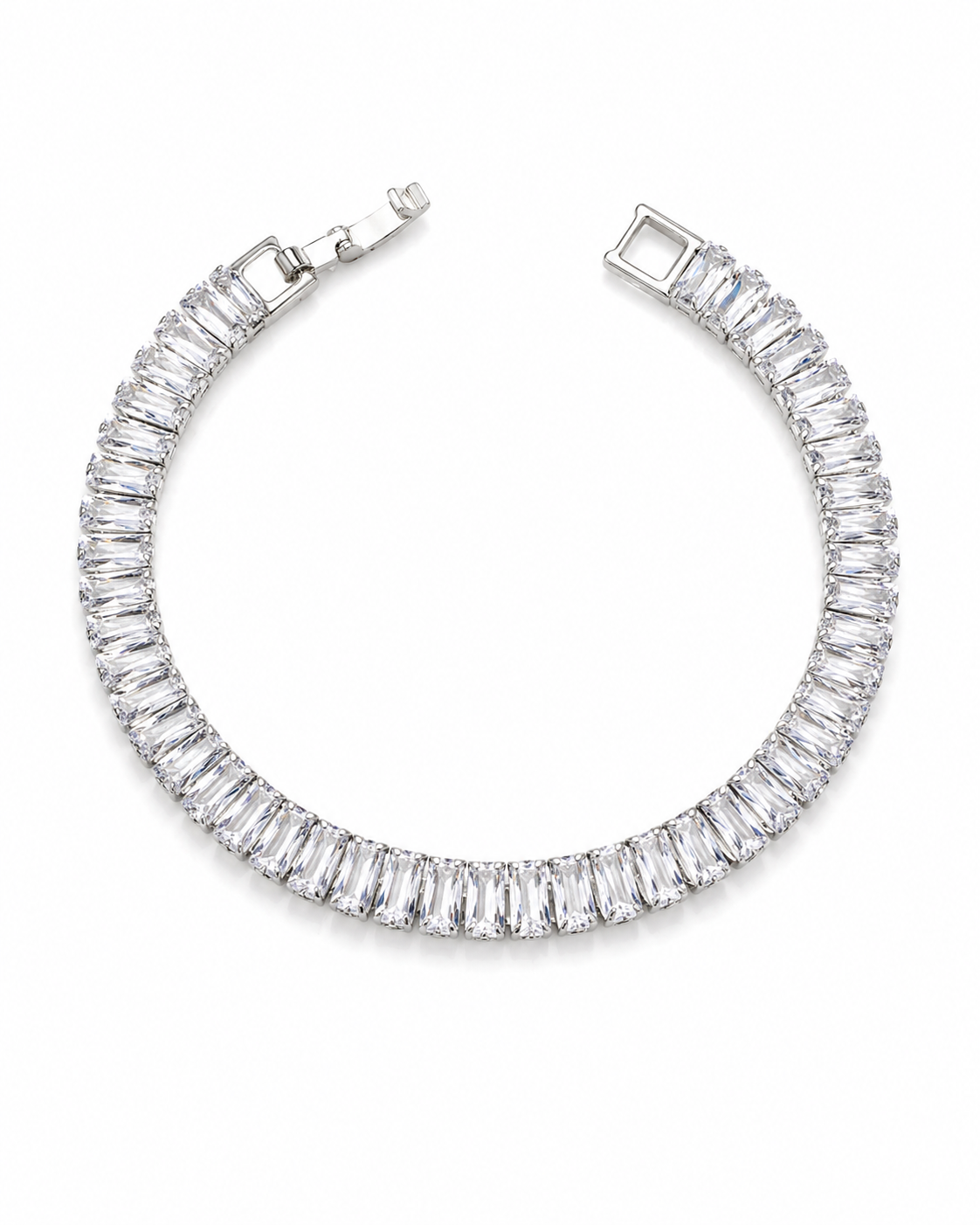 Eterna Baguette Tennis Bracelet