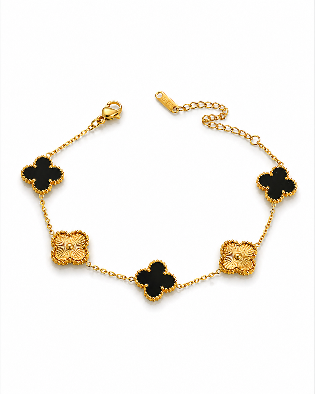 Midnight Clover Luxe Bracelet