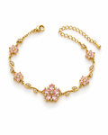 Blush Bloom Floral Tulip Bracelet