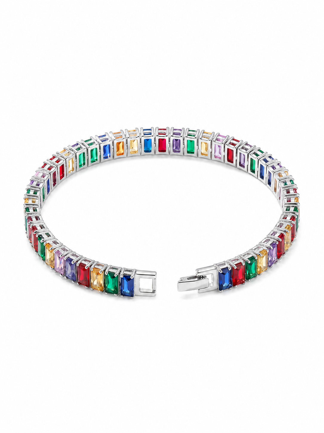 Prism Baguette Tennis Bracelet