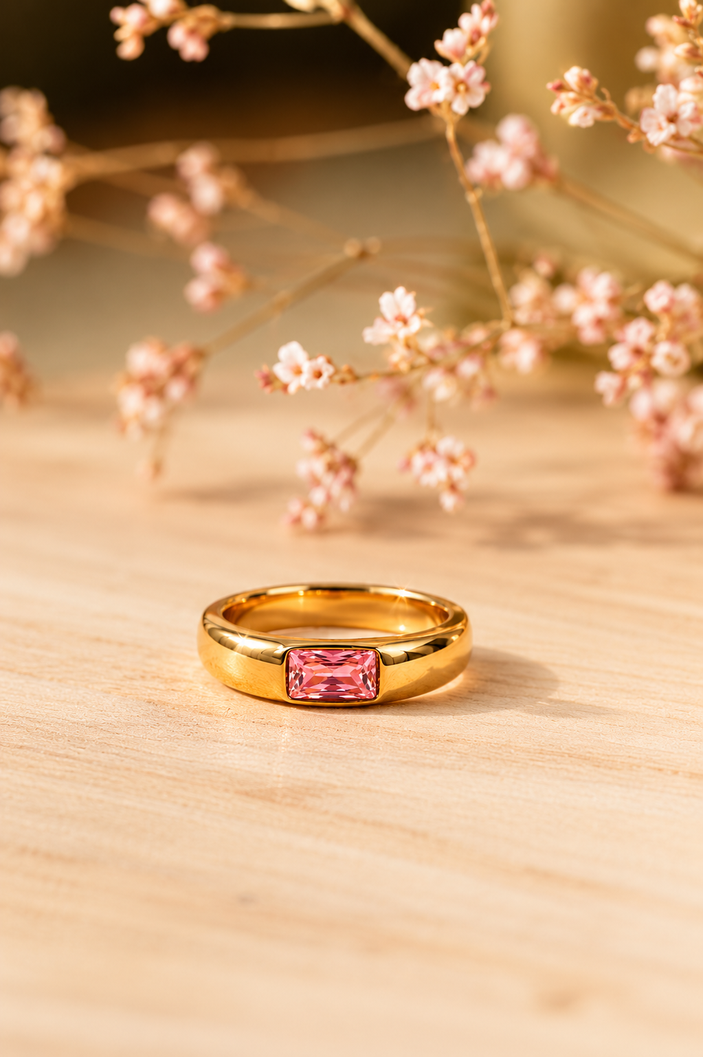 Roselle Baguette Band Ring