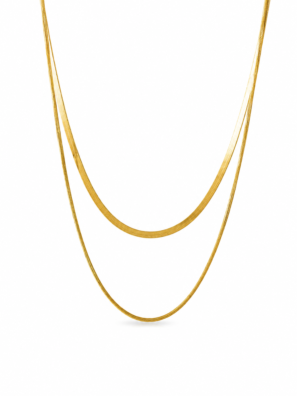 Dual Layer Snake Chain Necklace