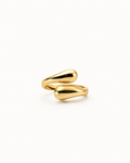 Chunky Gold Teardrop Ring