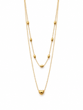Classic Double Layer Heart Necklace