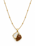 Sienna Beaded Pendant Necklace