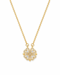 Clover Crystal Pendant Necklace