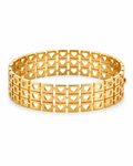 Heart Lattice Statement Cuff