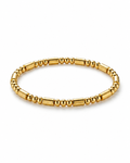 Minimal Beaded Gold Bracelet