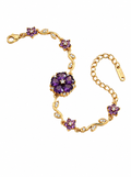 Amora Violet Bloom Bracelet