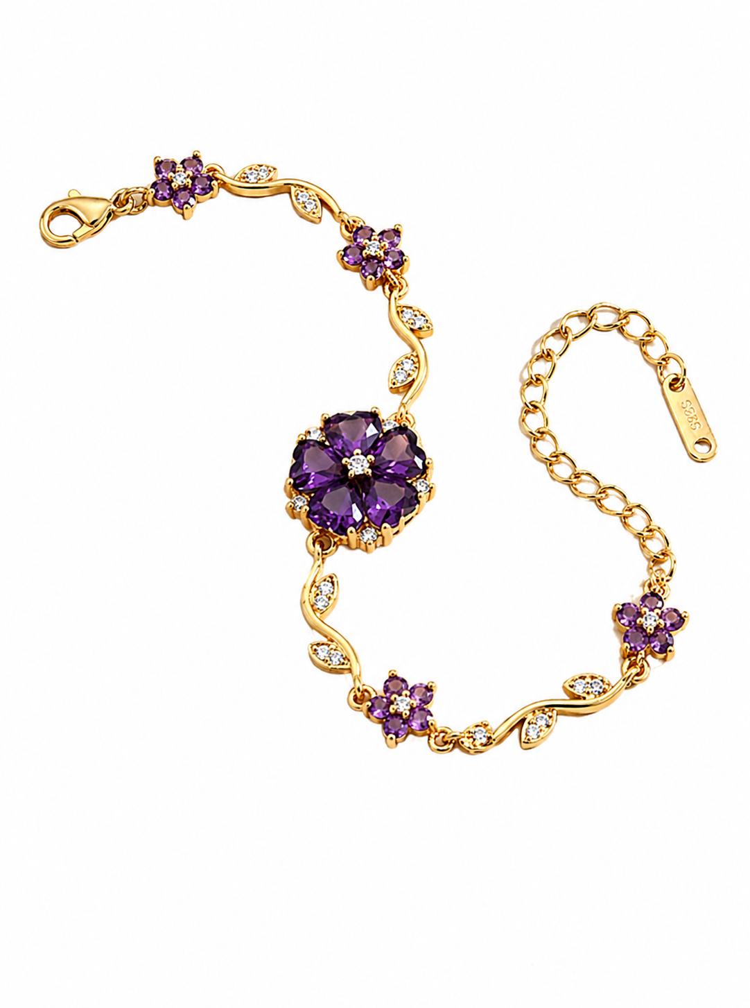 Amora Violet Bloom Bracelet