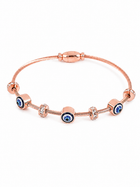 Modern Evil Eye Charm Bracelet