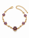 Amora Violet Bloom Bracelet