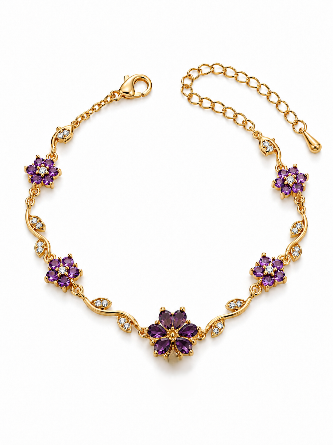 Amora Violet Bloom Bracelet