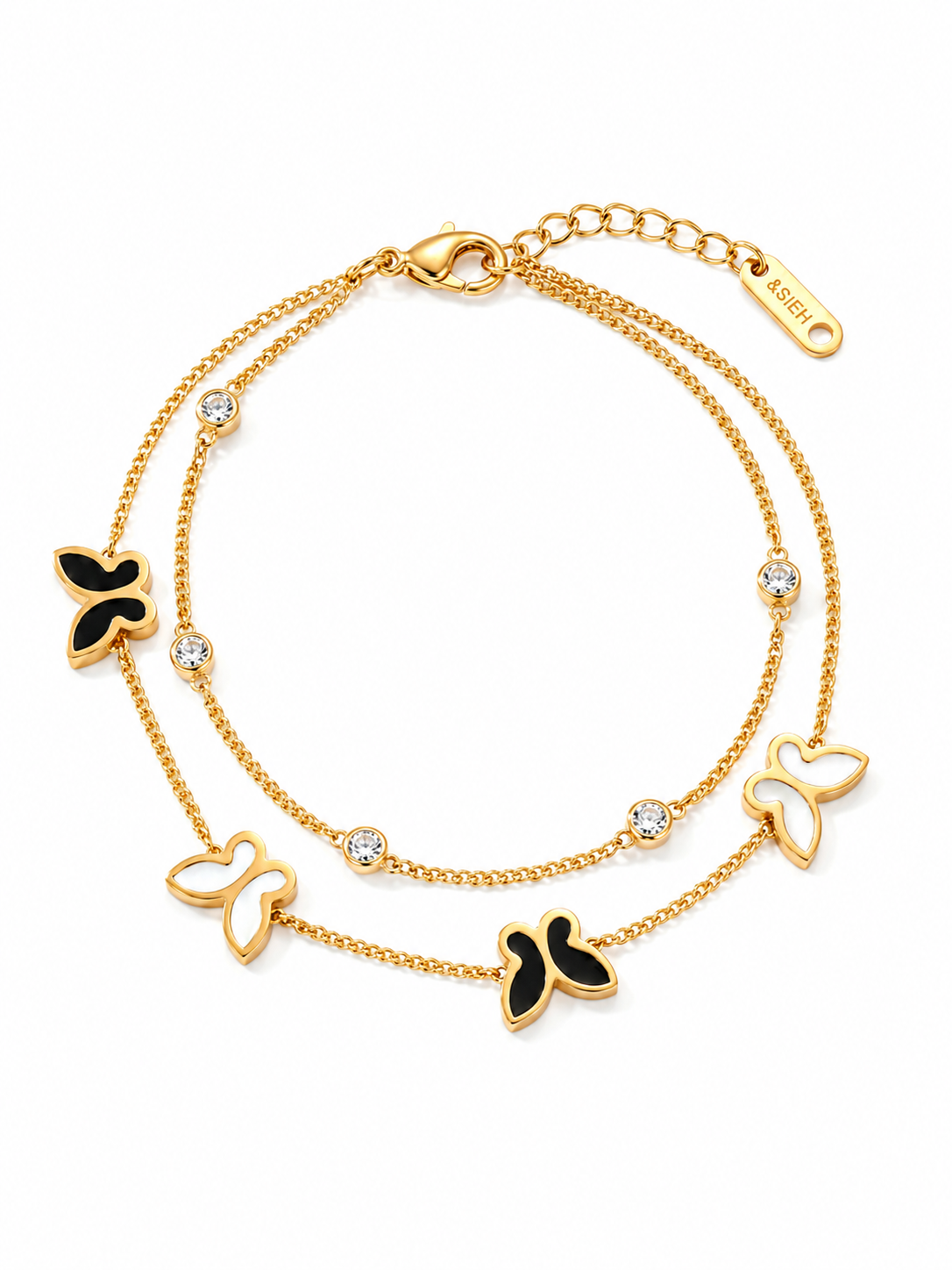 Butterfly Motif Chain Bracelet