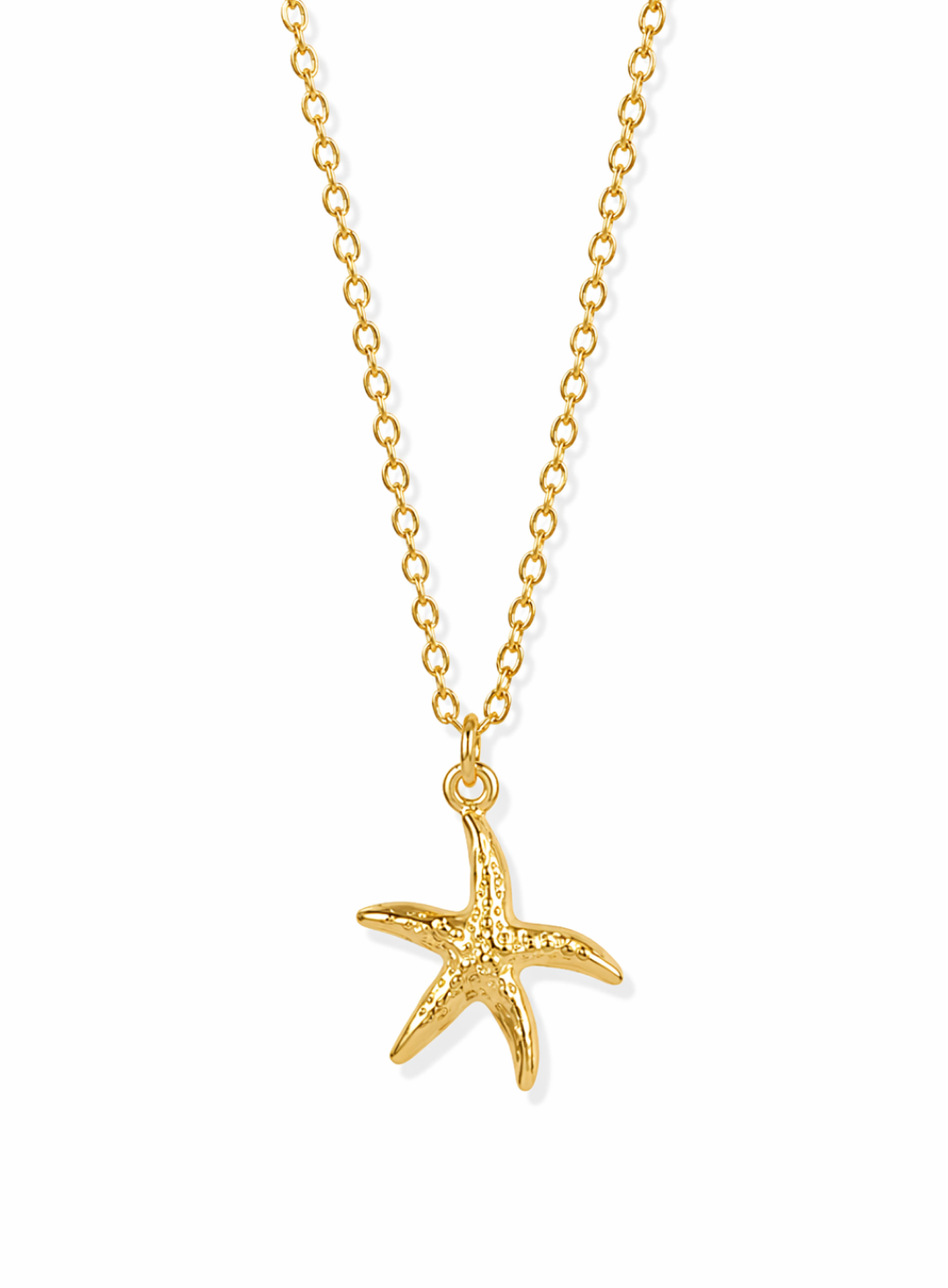Minimal Starfish Pendant Necklace