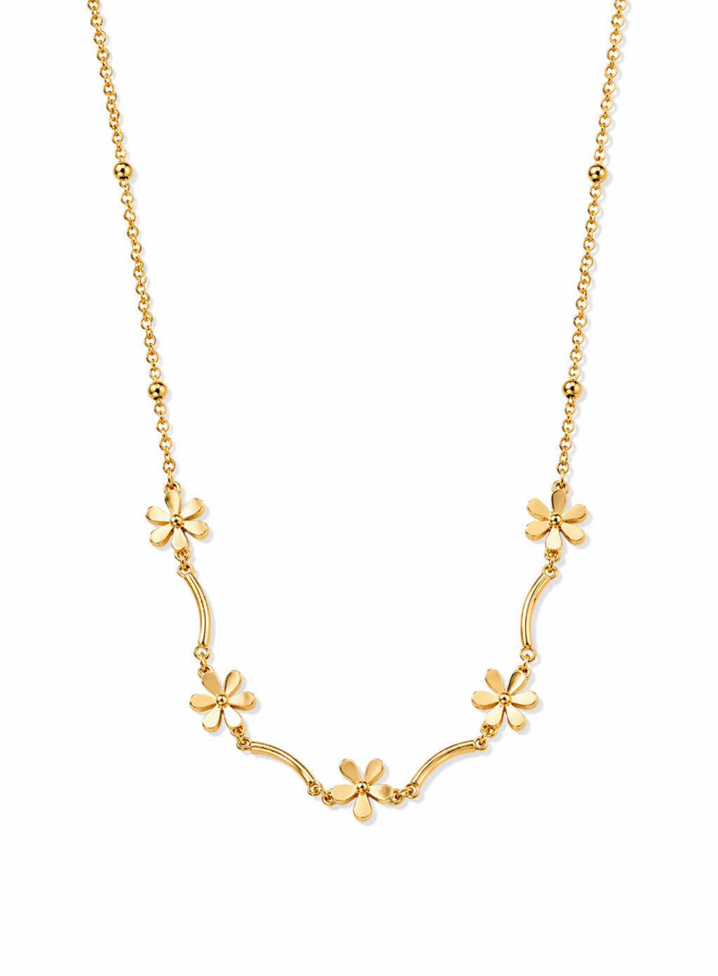 Minimal Floral Vine Necklace
