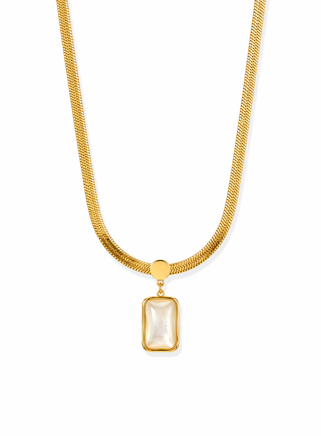 Pearl Drop Pendant Necklace