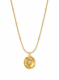 Sunburst Medallion Pendant Necklace