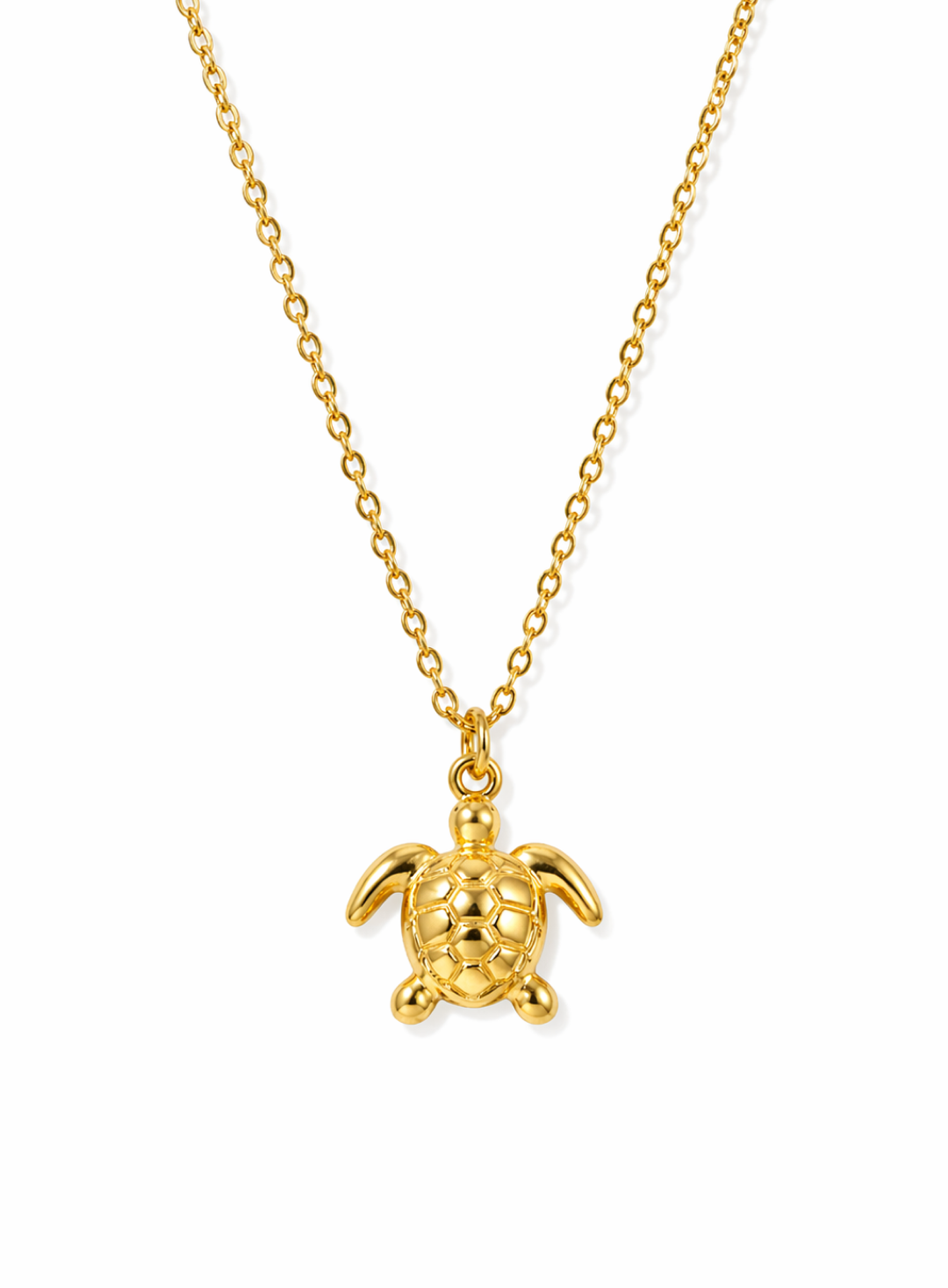 Sea Turtle Charm Necklace
