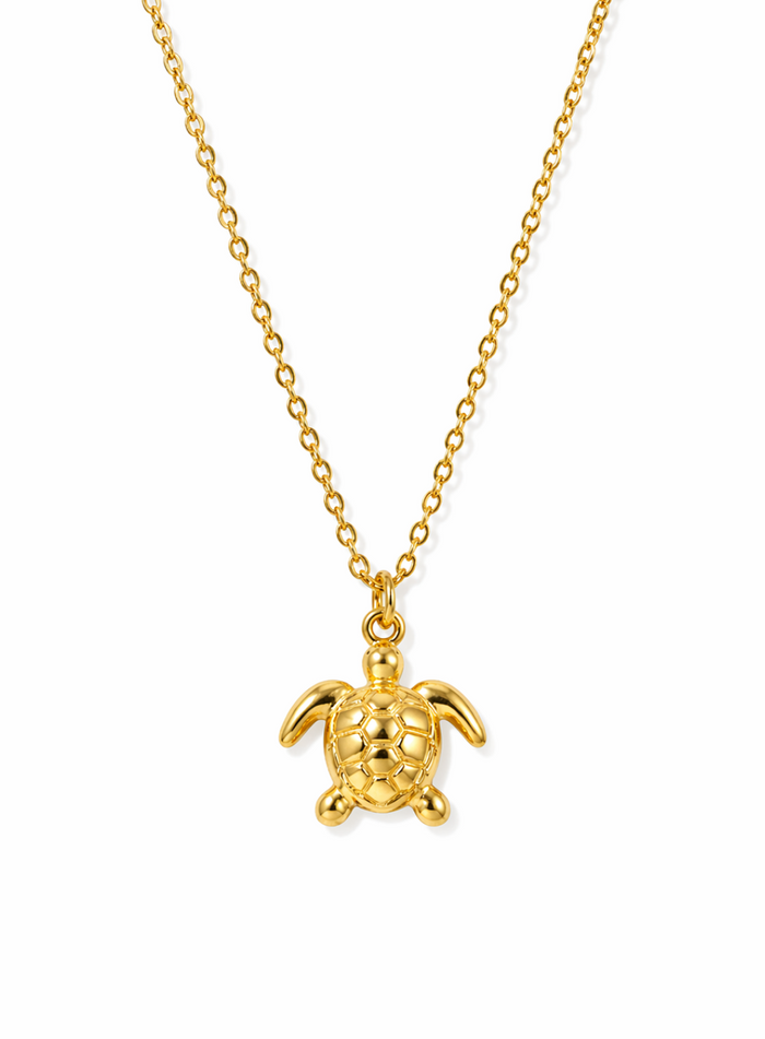 Sea Turtle Charm Necklace