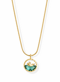 Ocean Wave Medallion Pendant
