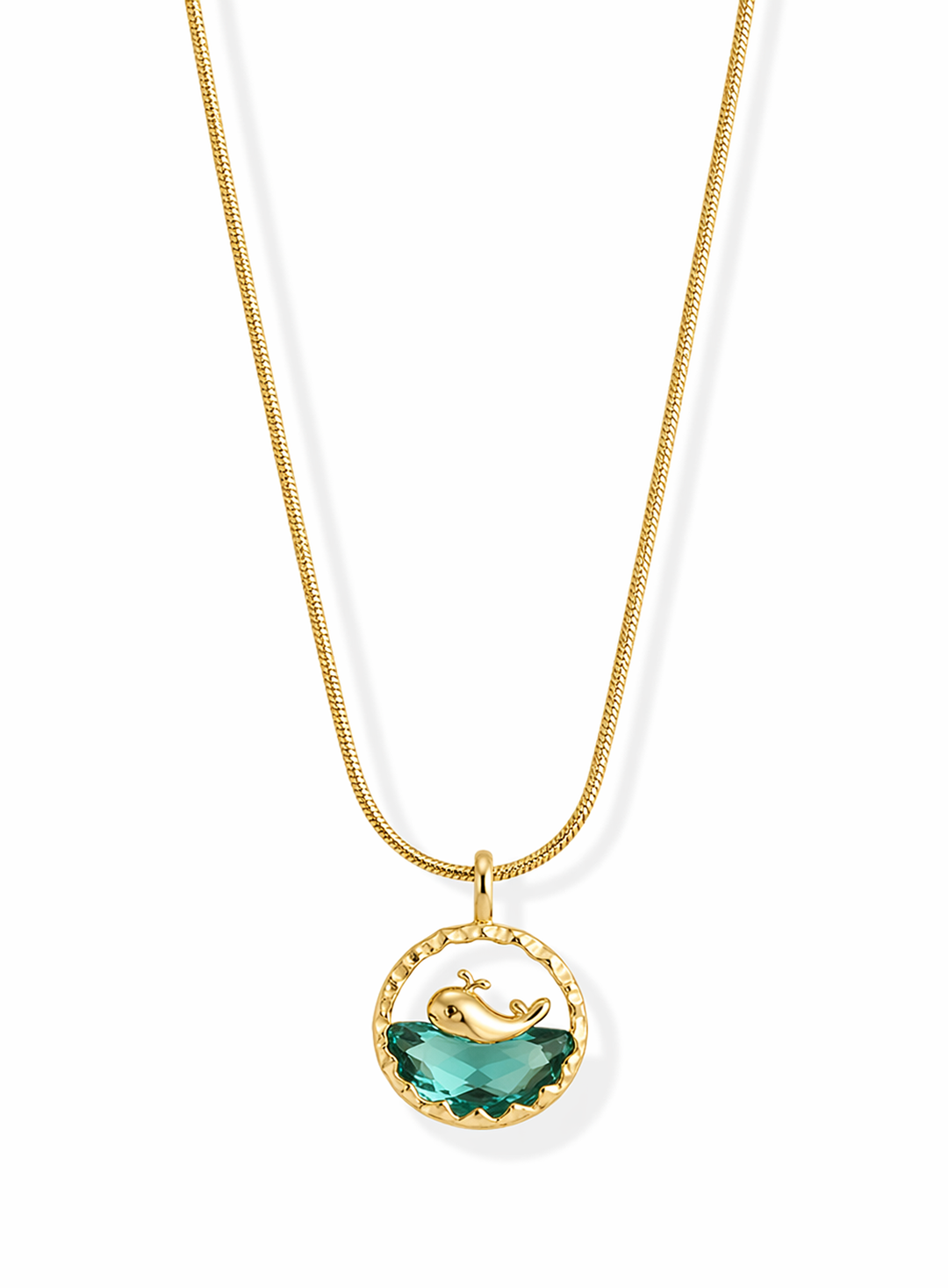 Ocean Wave Medallion Pendant