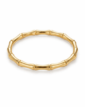 Sculpted Bamboo Gold Bangle