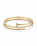 Crystal Nail Cuff Bracelet For Women