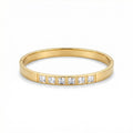 Classic Gold Plated Diamond Statement Bracelet