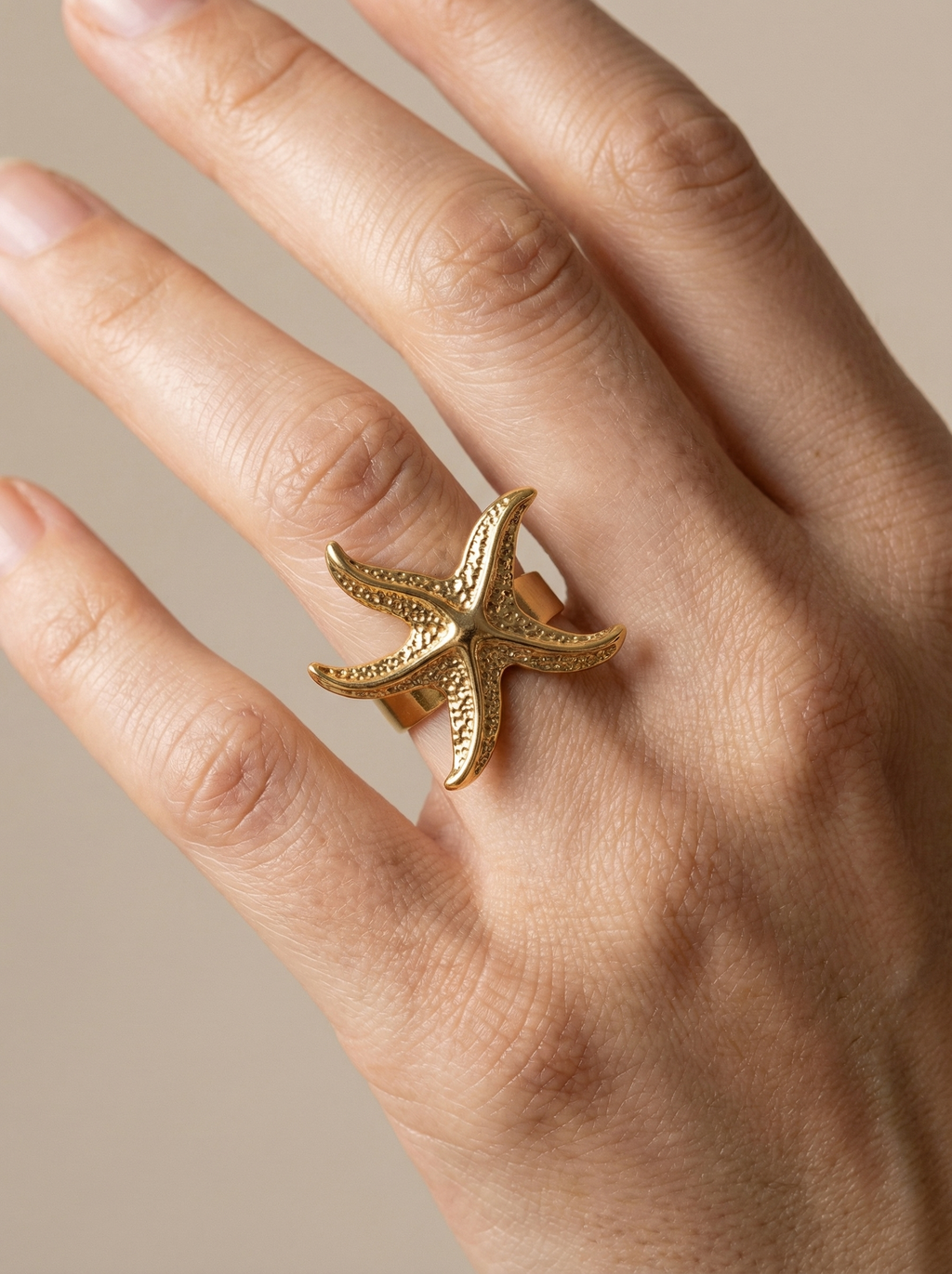 Starfish Statement Ring