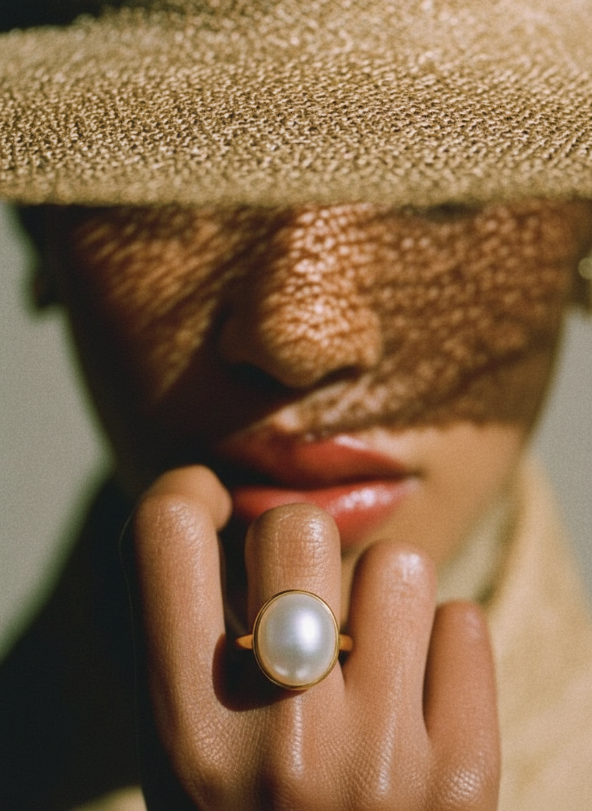 Classic Pearl Dome Ring