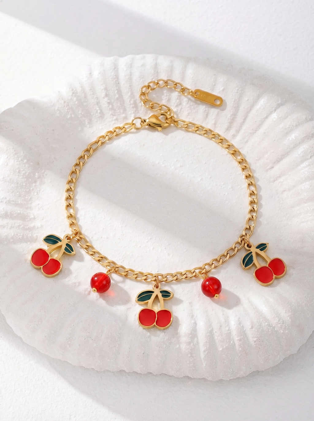 Cherry Charm Bracelet