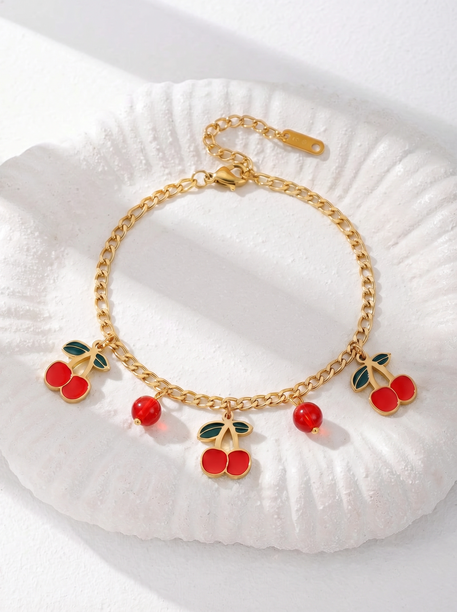 Cherry Charm Bracelet