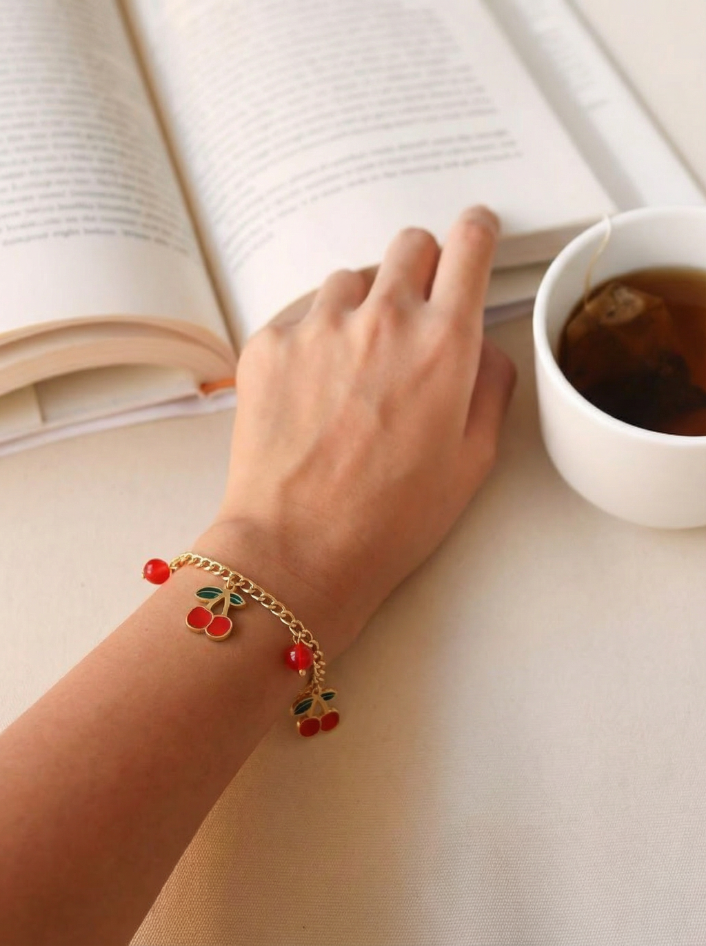 Cherry Charm Bracelet