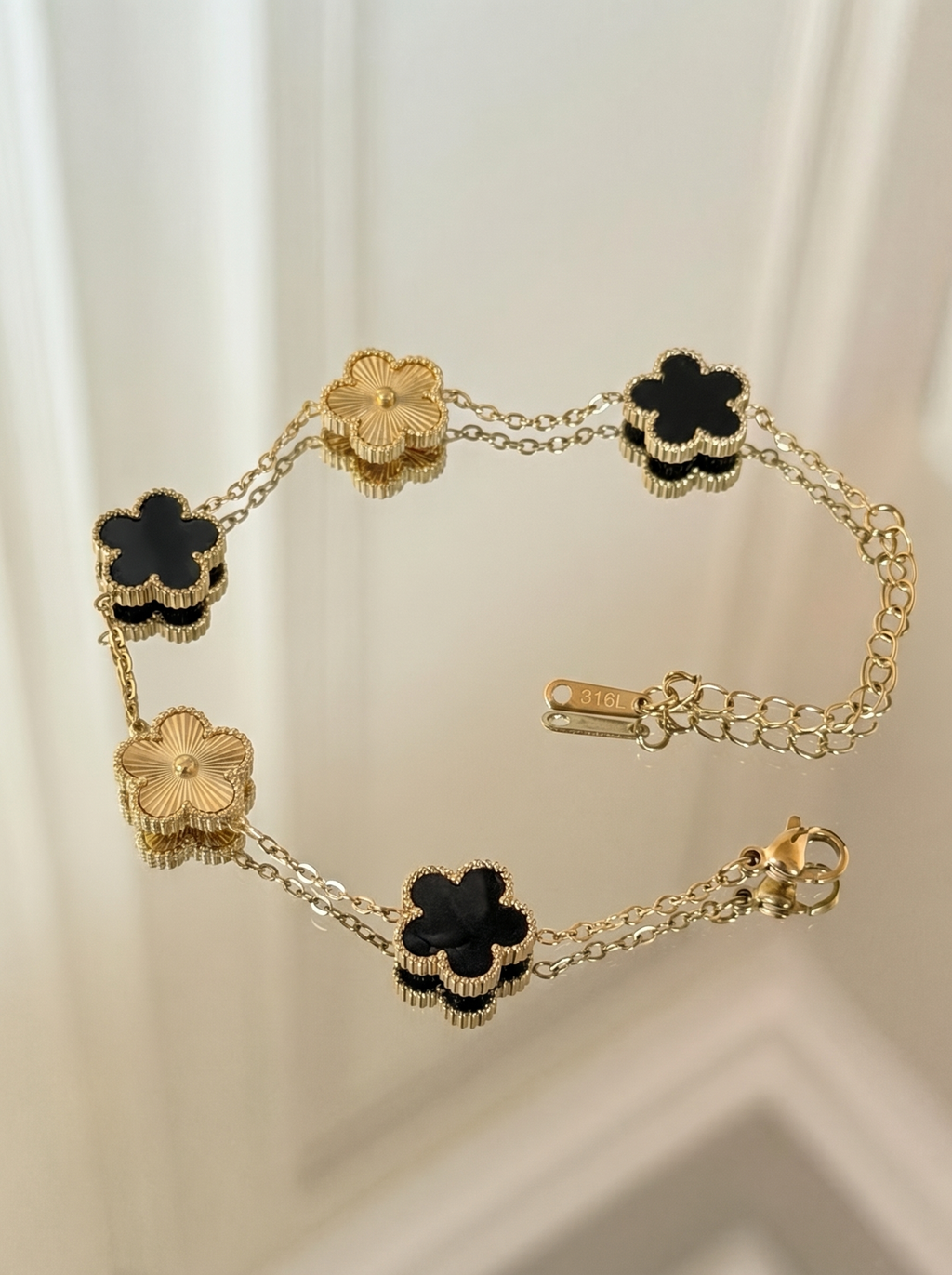 Midnight Clover Luxe Bracelet