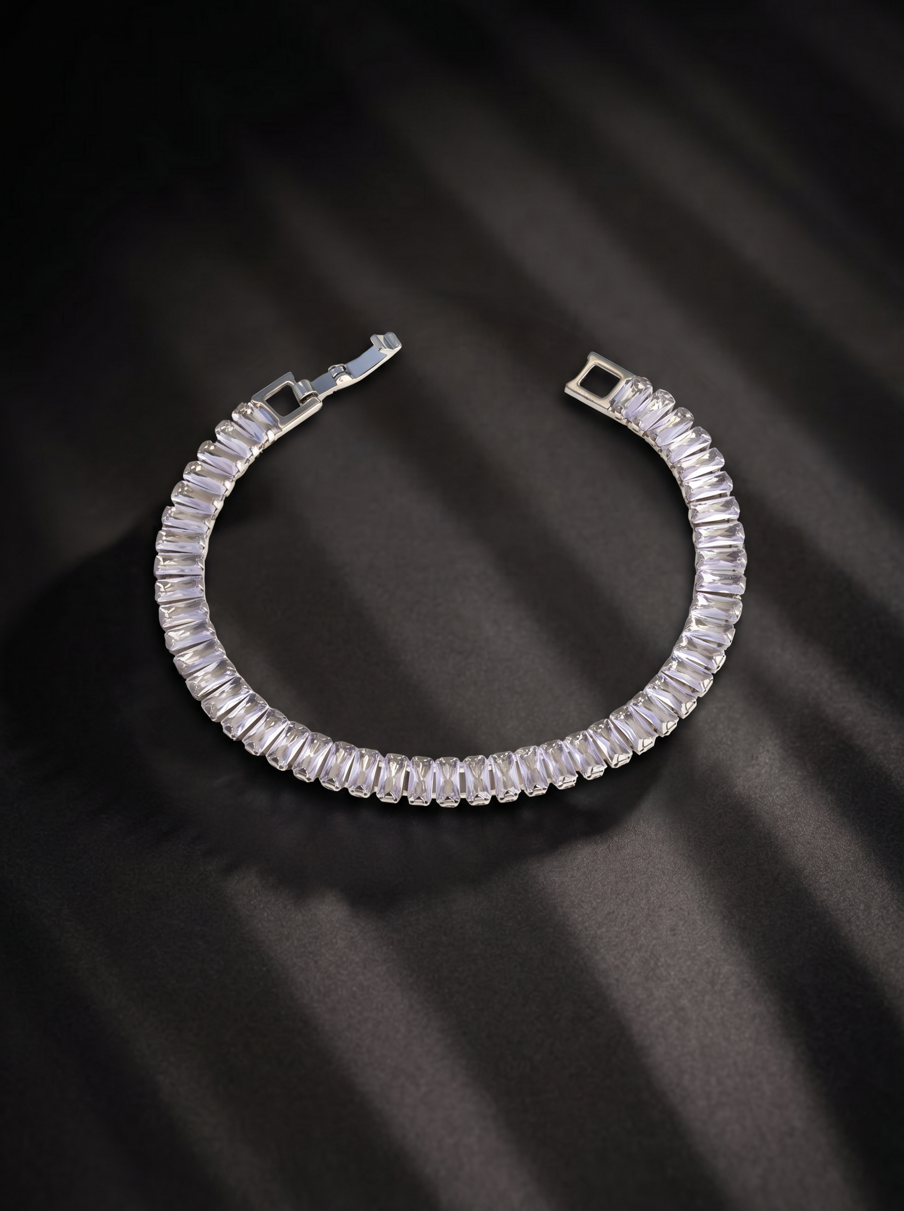 Eterna Baguette Tennis Bracelet