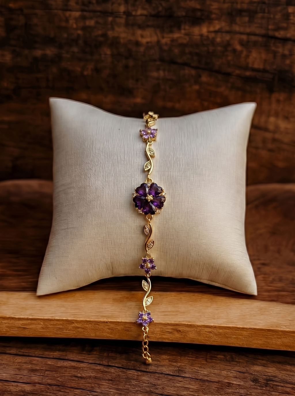 Amora Violet Bloom Bracelet