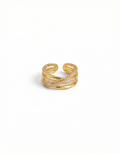 Crisscross Baguette Ring