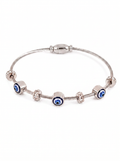Modern Evil Eye Charm Bracelet