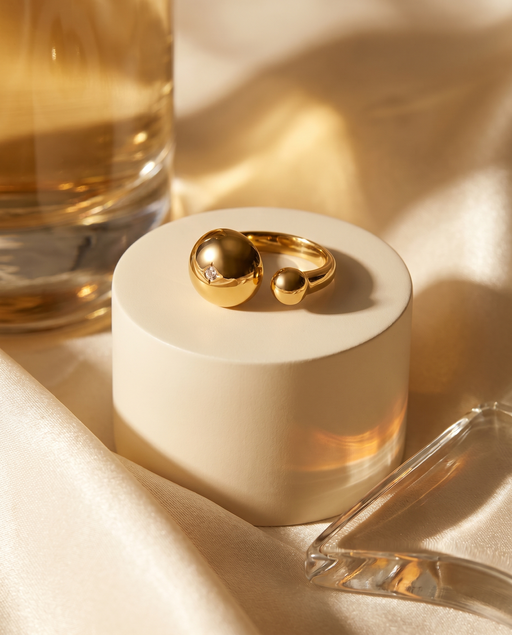 Auric Orb Open Ring